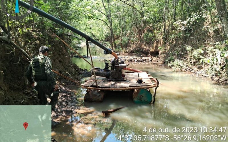 Fiscalização da Sema/Foto: Sema MT.