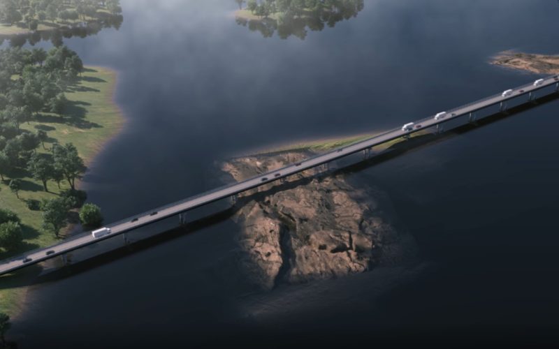 Projeto da ponte sobre o Rio Juruena - Foto por: Reprodução